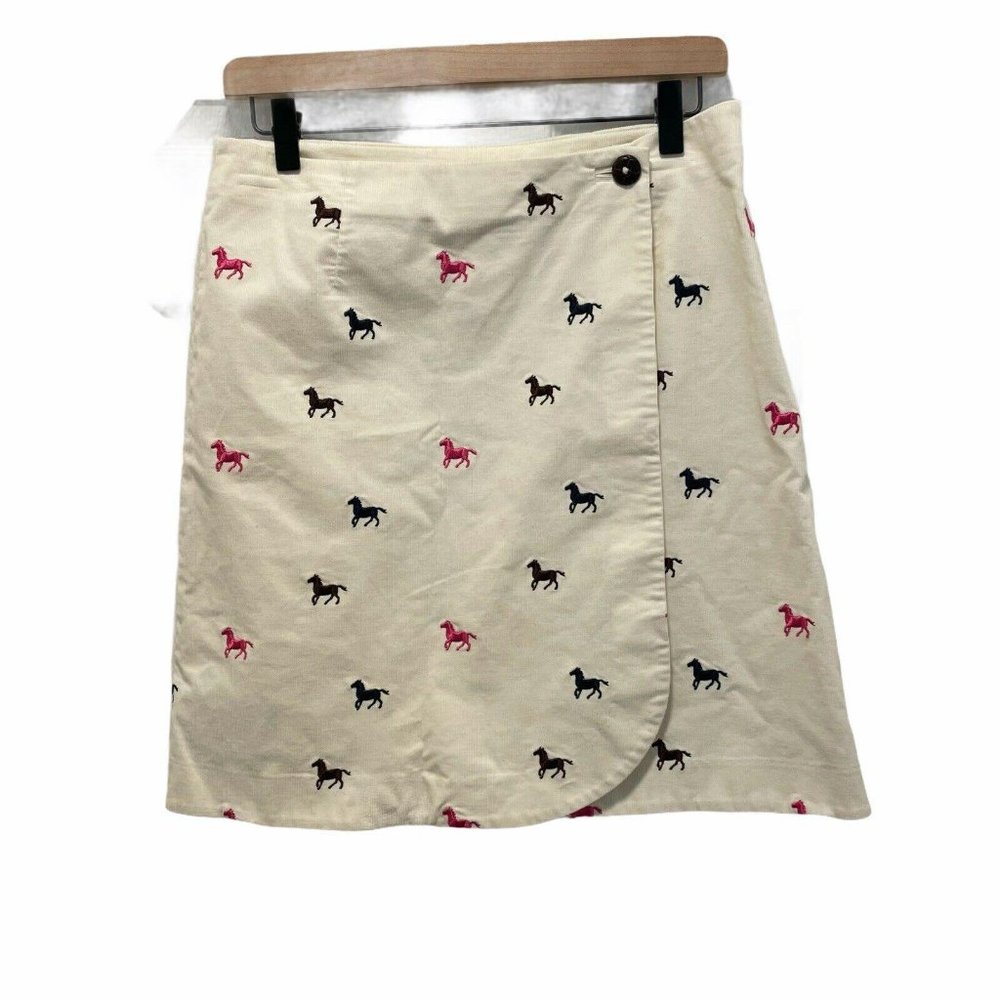 Lilly Pulitzer Well Bred Chandler Horse Wrap Skirt